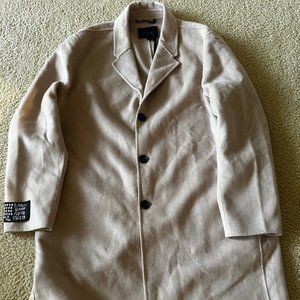 Men's Ksubi Beige Mogul Coat size XL
